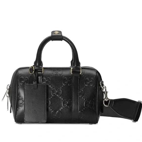 ⛔️ SOLD ⛔️ Gucci GG Embossed Mini Duffle Speedy Bag - Picture 14 of 17